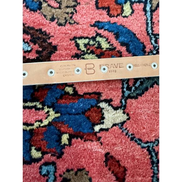 NWT Brave JOJO Leather Horsehair Belt M 34-38  Anthropologie Western Italy main image 9
